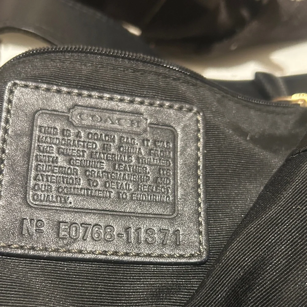 Coach Black Signature Hobo Bag - Picture 8 of 16